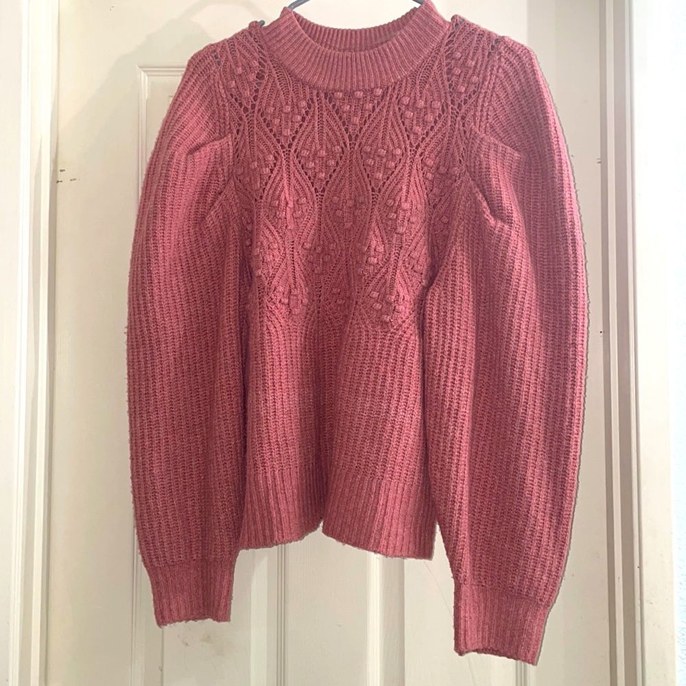 sweater in blush